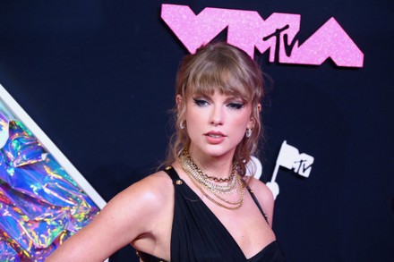Mandatory Credit: Photo by Guerin Charles/ABACA/Shutterstock (14096093dd)
Taylor Swift attends the 2023 MTV Video Music Awards at the Prudential Center in New Jersey on September 12, 2023.
MTV Video Music Awards 2023 - Arrivals - NJ, Newark, United States - 12 Sep 2023